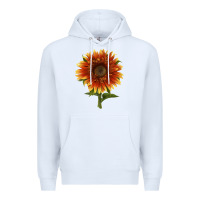 White The  Sunflower Premium Hoodie - LillyAllenDesigns