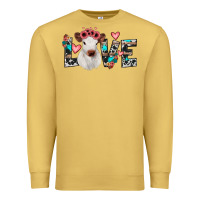 Antique Gold calf love Premium Sweatshirt - JahusDesignShop