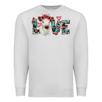 Dove Grey calf love Premium Sweatshirt - JahusDesignShop