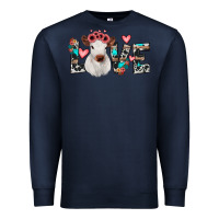 Navy calf love Premium Sweatshirt - JahusDesignShop
