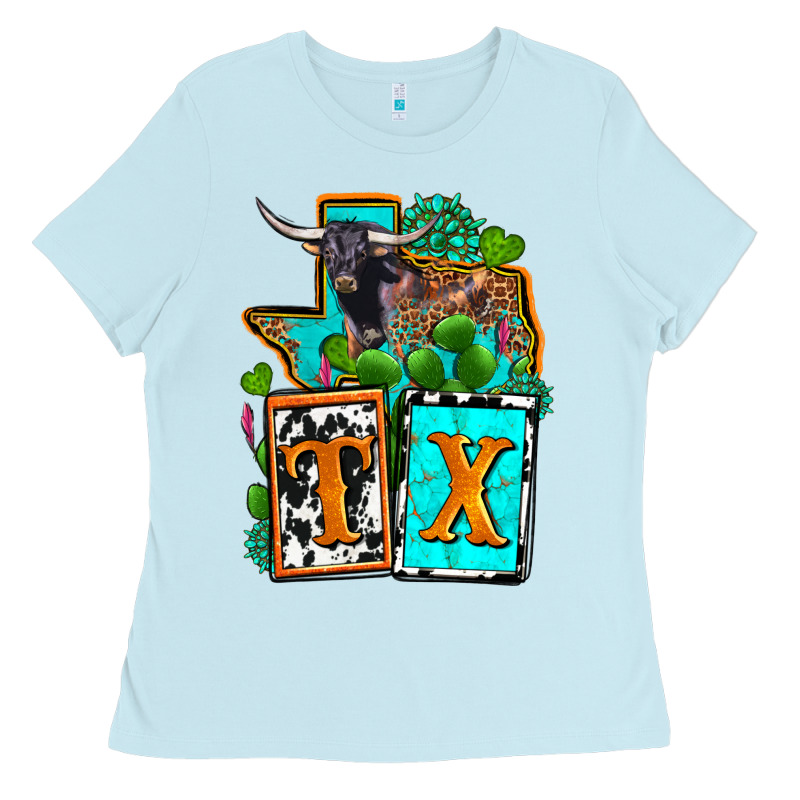 Tx Texas Ladies Tee by OliviaCreatesArt | Teevron