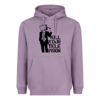 Lavender kill your television Heavyweight Hoodie - artisFamous