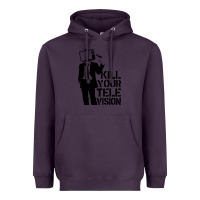 Plum kill your television Heavyweight Hoodie - artisFamous