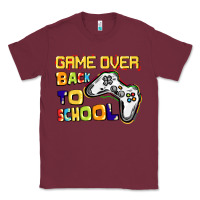 Burgundy game over back to school Classic Tee - CowGirlArtShop