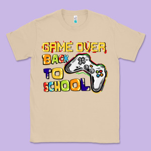 Game Over Back To School Classic Tee Designed By Cowgirlartshop
