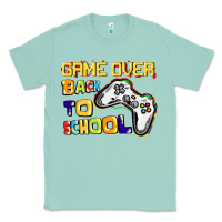 Seafoam game over back to school Classic Tee - CowGirlArtShop