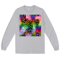 Moon Dust neon safari seamless pattern 2 Long Sleeve Tee - BundleAndBundleShop
