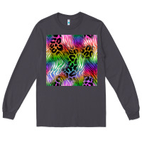 Smoke neon safari seamless pattern 2 Long Sleeve Tee - BundleAndBundleShop