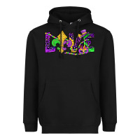 Black mardi gras love Heavyweight Hoodie - JahusDesignShop