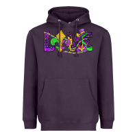 Plum mardi gras love Heavyweight Hoodie - JahusDesignShop