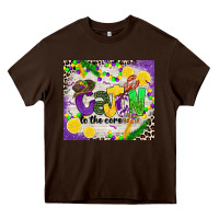 Chocolate Brown cajun to the core Heavy Core Tee - CowGirlArtShop