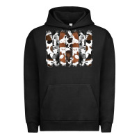 Pigment Black cowhide brushstrokes Urban Hoodie - RanaPortraitStore
