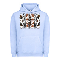 Pigment Grape Ice cowhide brushstrokes Urban Hoodie - RanaPortraitStore