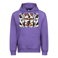 Tulip cowhide brushstrokes Urban Hoodie - RanaPortraitStore