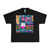 Black nail boss money hand and wine with gemstone leopard and zebra seamless Urban Heavy Tee - BundleAndBundleShop