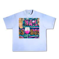 Grape Ice nail boss money hand and wine with gemstone leopard and zebra seamless Urban Heavy Tee - BundleAndBundleShop