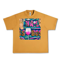 Peanut Butter nail boss money hand and wine with gemstone leopard and zebra seamless Urban Heavy Tee - BundleAndBundleShop