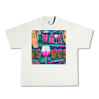 Pistachio nail boss money hand and wine with gemstone leopard and zebra seamless Urban Heavy Tee - BundleAndBundleShop