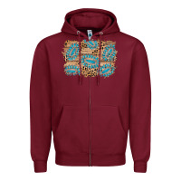 Burgundy gemstone wood leopard background Zipper Hoodie - AdoDesignShop