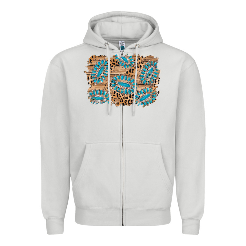 Gemstone Wood Leopard Background Zipper Hoodie by AdoDesignShop | Teevron
