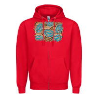 Red gemstone wood leopard background Zipper Hoodie - AdoDesignShop