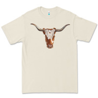 Bone longhorn cow head Premium Tee - RanaPortraitStore
