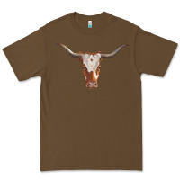 Cacao longhorn cow head Premium Tee - RanaPortraitStore