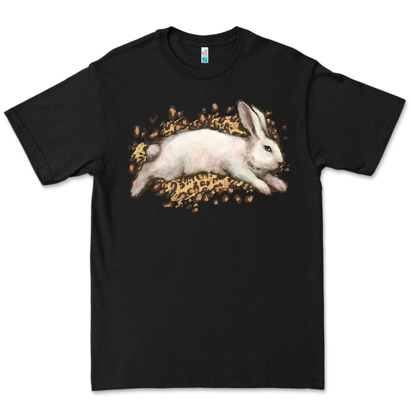 Bunny Rabbit Leopard Easter Day Premium Tee by HowdyJamesFarm | Teevron