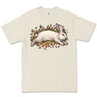 Bone Bunny Rabbit leopard Easter Day Premium Tee - HowdyJamesFarm