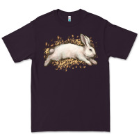 Plum Bunny Rabbit leopard Easter Day Premium Tee - HowdyJamesFarm