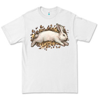 White Bunny Rabbit leopard Easter Day Premium Tee - HowdyJamesFarm