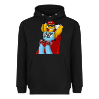 Black The Simpsons duff beer Heavyweight Hoodie - artisFamous