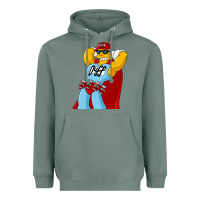 Sage The Simpsons duff beer Heavyweight Hoodie - artisFamous