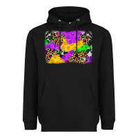 Black mardi gras background Heavyweight Hoodie - JahusDesignShop