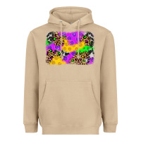 Mushroom mardi gras background Heavyweight Hoodie - JahusDesignShop