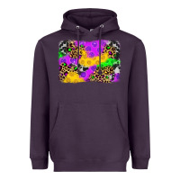 Plum mardi gras background Heavyweight Hoodie - JahusDesignShop