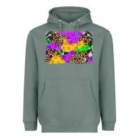 Sage mardi gras background Heavyweight Hoodie - JahusDesignShop