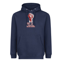 Navy Stephanie Miller Show Heavyweight Hoodie - artisFamous