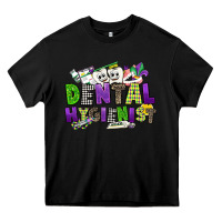Black dental hygienest mardi gras Heavy Core Tee - CowGirlArtShop