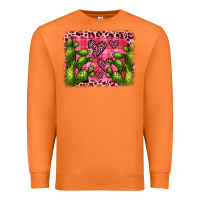 Carrot valentine's day cactus background Premium Sweatshirt - JahusDesignShop