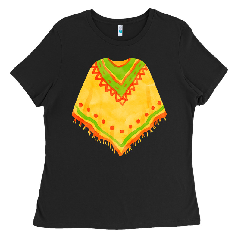Mexican Poncho Fa Element Ladies Tee by FaDigitalArtStudio | Teevron
