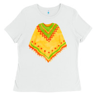 White mexican poncho fa element Ladies Tee - FaDigitalArtStudio