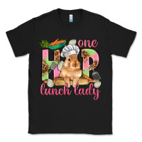 Black One hip lunch lady Easter Day Classic Tee - HowdyJamesFarm