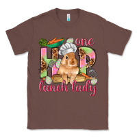 Chestnut One hip lunch lady Easter Day Classic Tee - HowdyJamesFarm