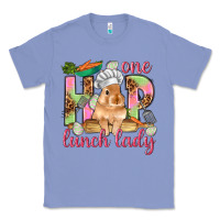 Colony Blue One hip lunch lady Easter Day Classic Tee - HowdyJamesFarm