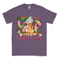 Lavender One hip lunch lady Easter Day Classic Tee - HowdyJamesFarm