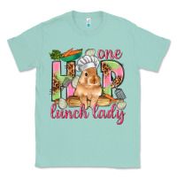 Seafoam One hip lunch lady Easter Day Classic Tee - HowdyJamesFarm