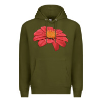 Army Green del sol sunflower Premium Hoodie - LillyAllenDesigns