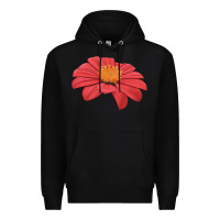 Black del sol sunflower Premium Hoodie - LillyAllenDesigns