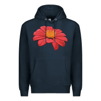 Navy del sol sunflower Premium Hoodie - LillyAllenDesigns